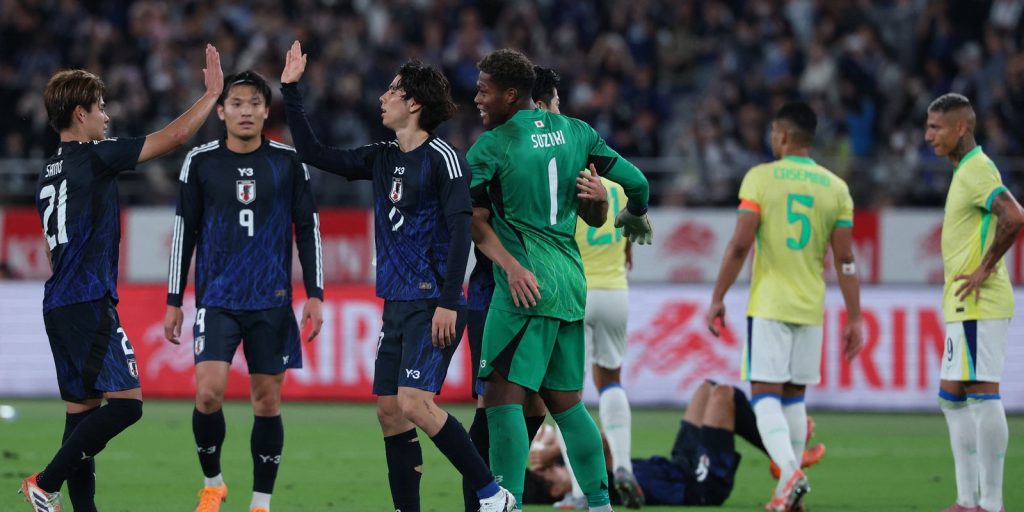 Brasil surpreendido: japão vence amistoso em tóquio com virada histórica