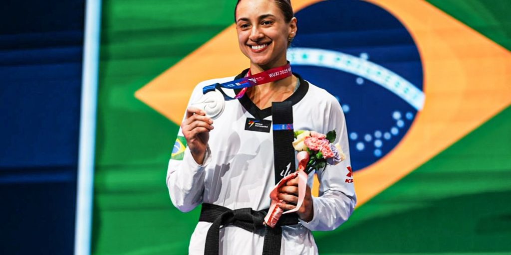 Milena titoneli conquista prata histórica no mundial de taekwondo
