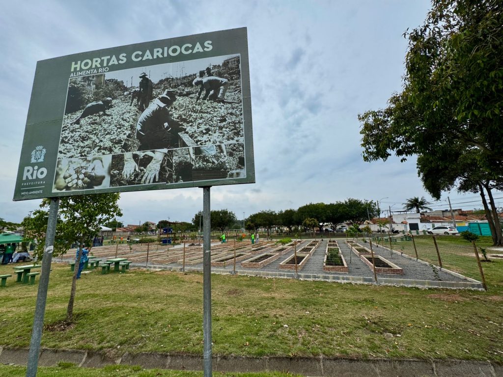 Horta comunitária em sepetiba promete abastecer a região com alimentos frescos