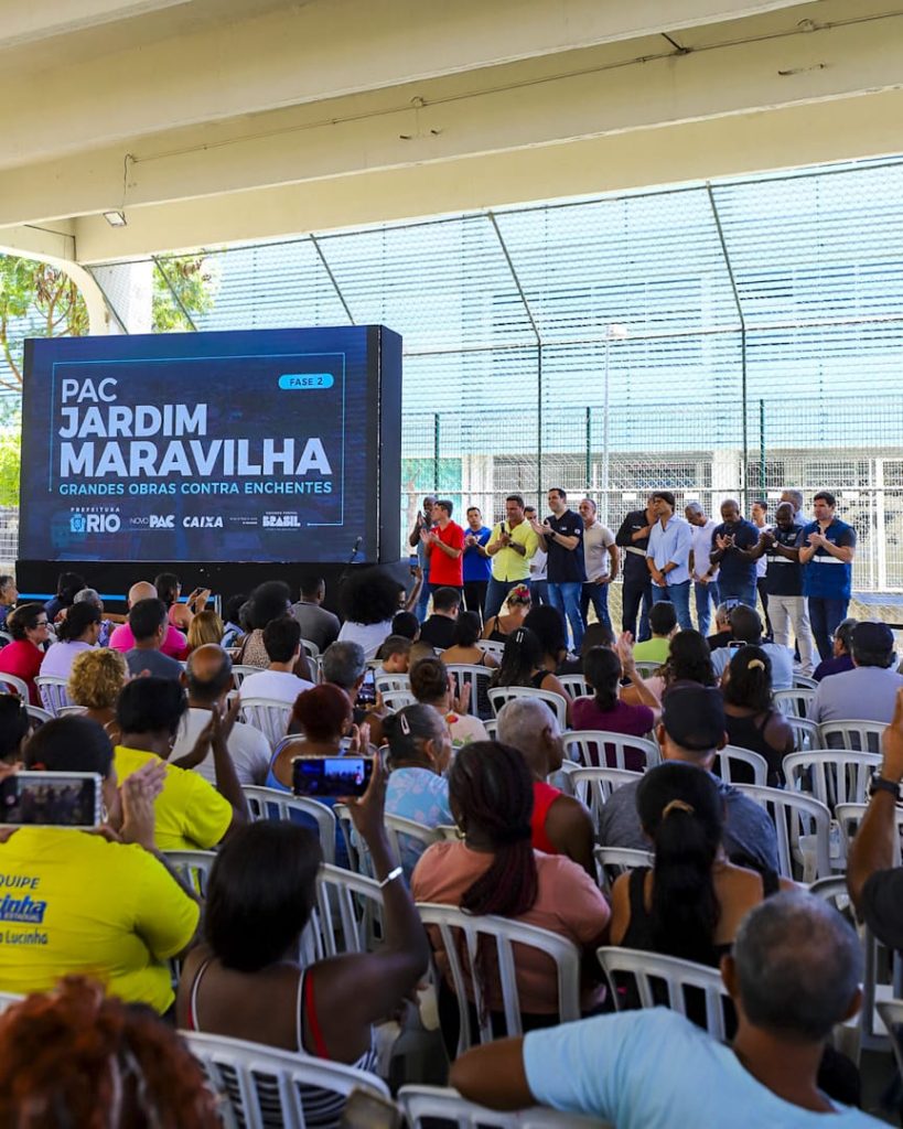 Rio avança com segunda fase do pac jardim maravilha contra cheias