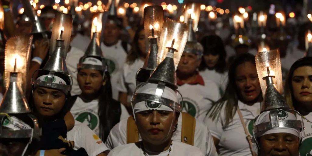 Extrativistas protestam na cop30 por direitos e proteção da floresta