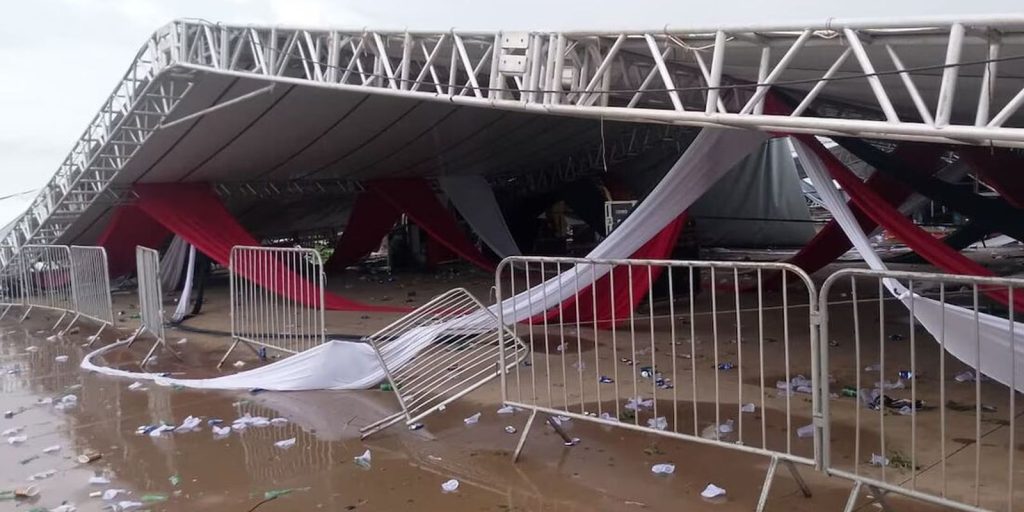 Queda de estrutura em festa deixa um morto e 40 feridos em são paulo