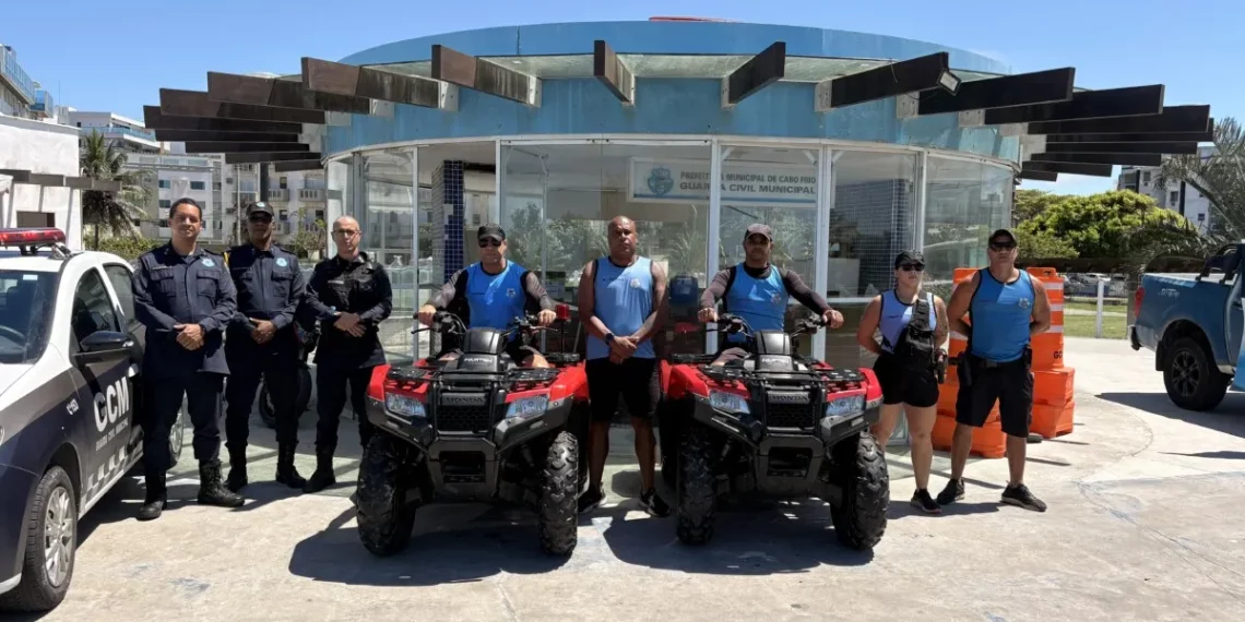 Drones auxiliam Guarda Civil Municipal a desativar seis acampamentos em dunas e restinga de Cabo Frio