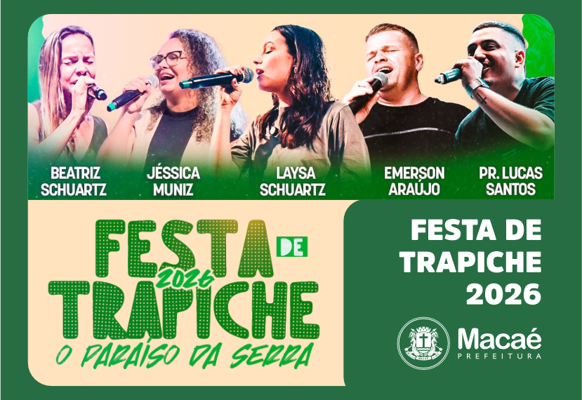 Festa de Trapiche 2026 em Macaé terá shows e competições com entrada gratuita