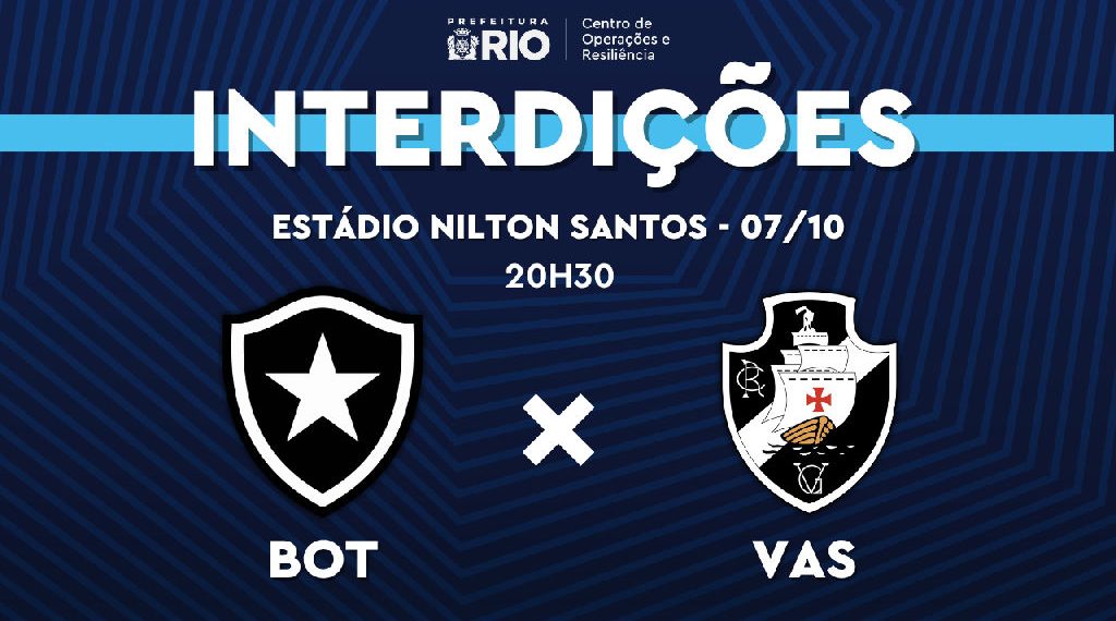 Nilton Santos terá esquema especial de trânsito para clássico entre Botafogo e Vasco