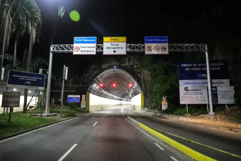 Rio de Janeiro interdita túneis e elevados para manutenção noturna