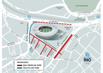 Trânsito no Maracanã sofre alterações para jogo entre Fluminense e Coritiba