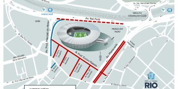 Trânsito no Maracanã sofre alterações para jogo entre Fluminense e Coritiba